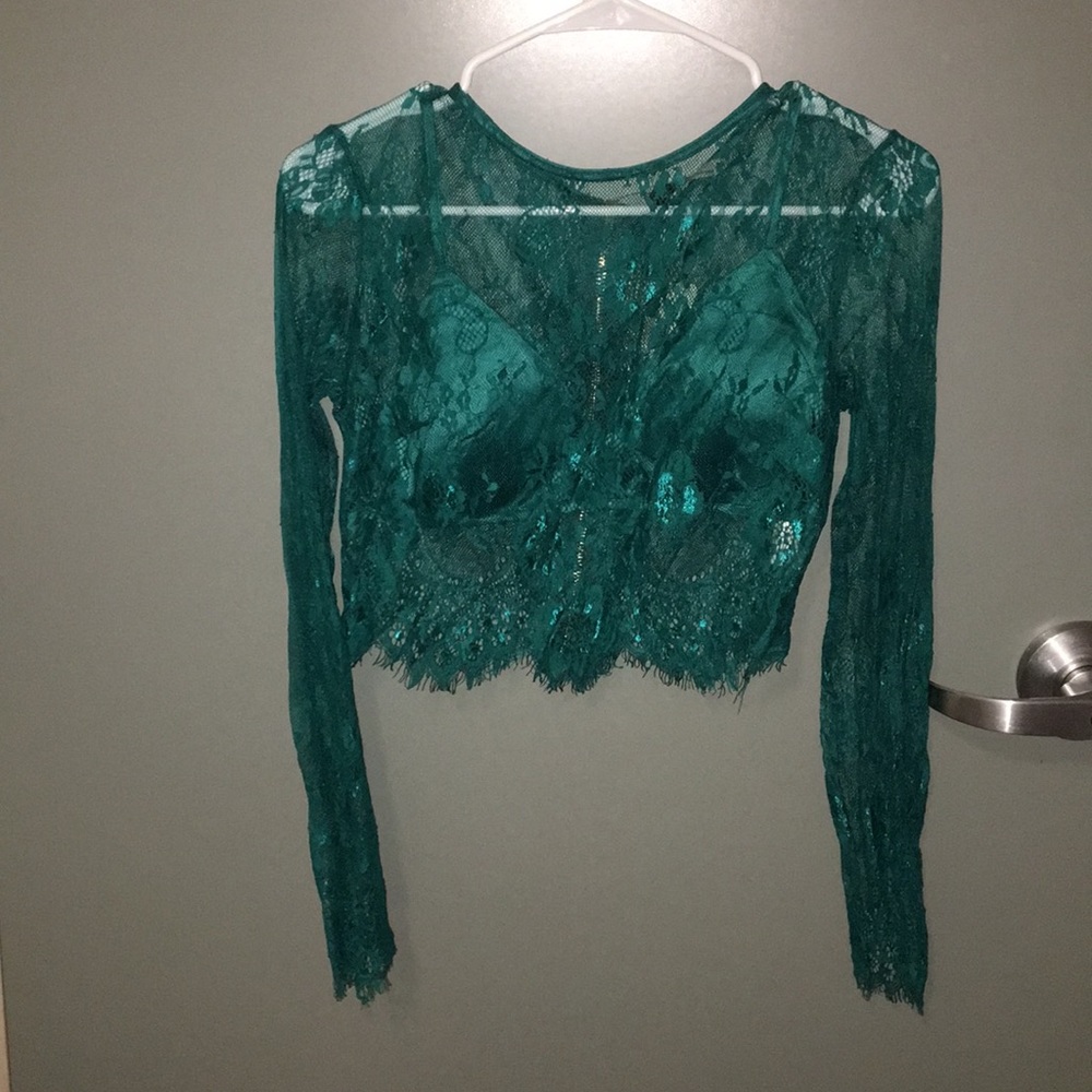 Long Sleeve Lace Top